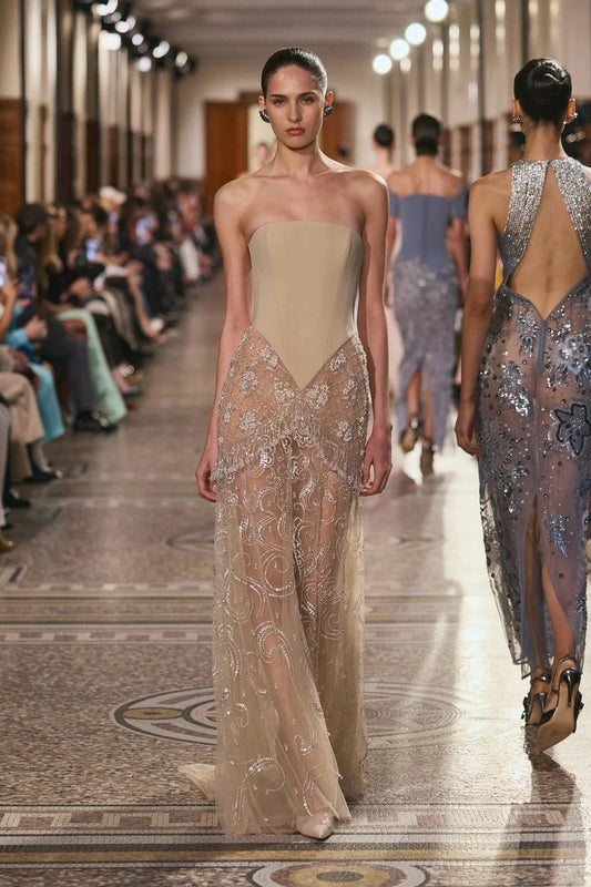 Strapless Corset Gown
