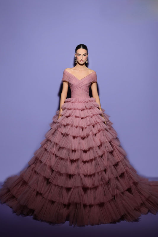 Off-Shoulder MARIEN Gown