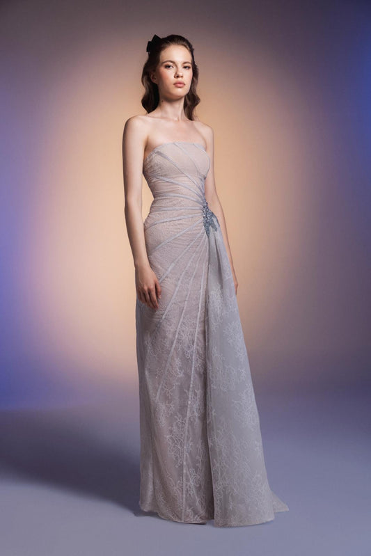 Starburst Lace Gown