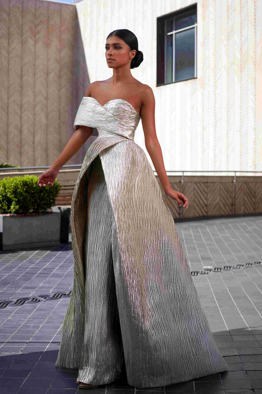 Jacquard Gown