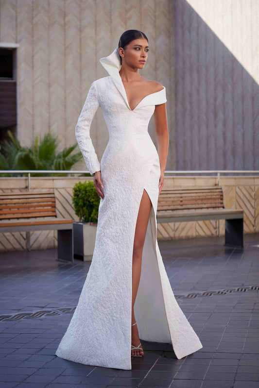 Jacquard Gown