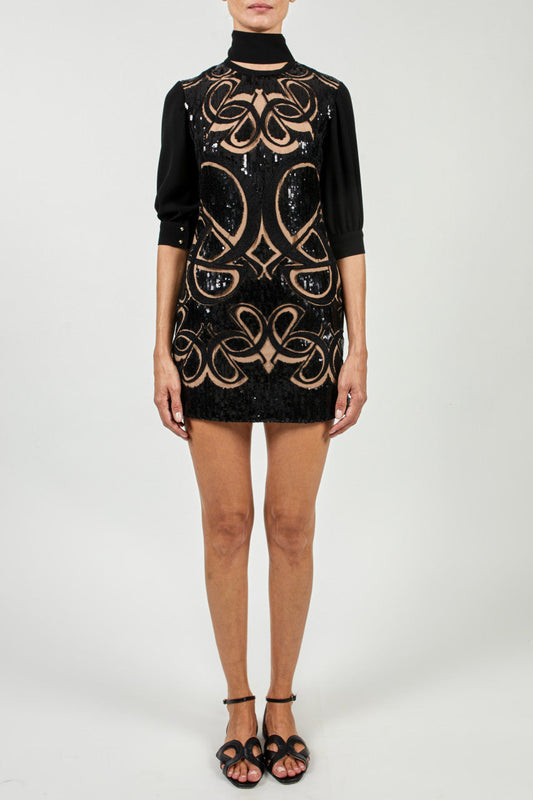 Sequined Mini- Dress