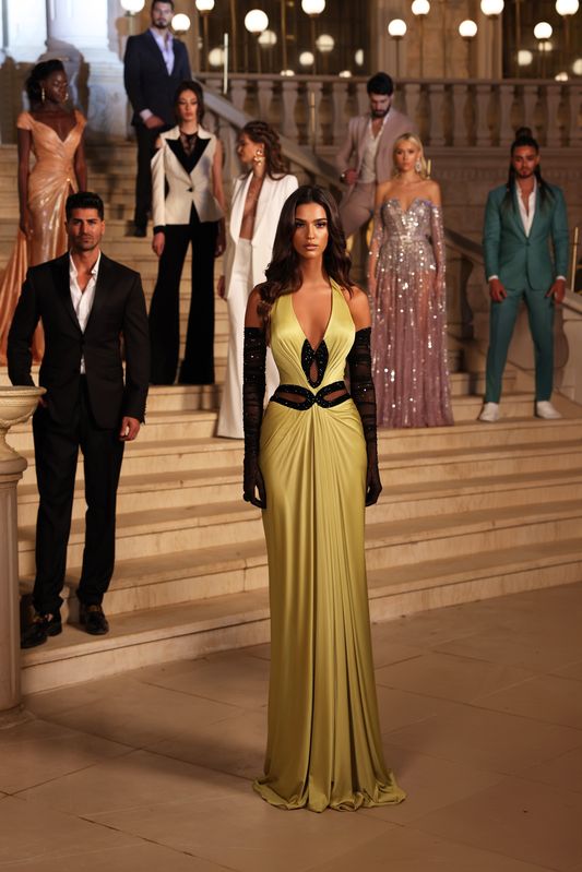 Halter Neck Gown