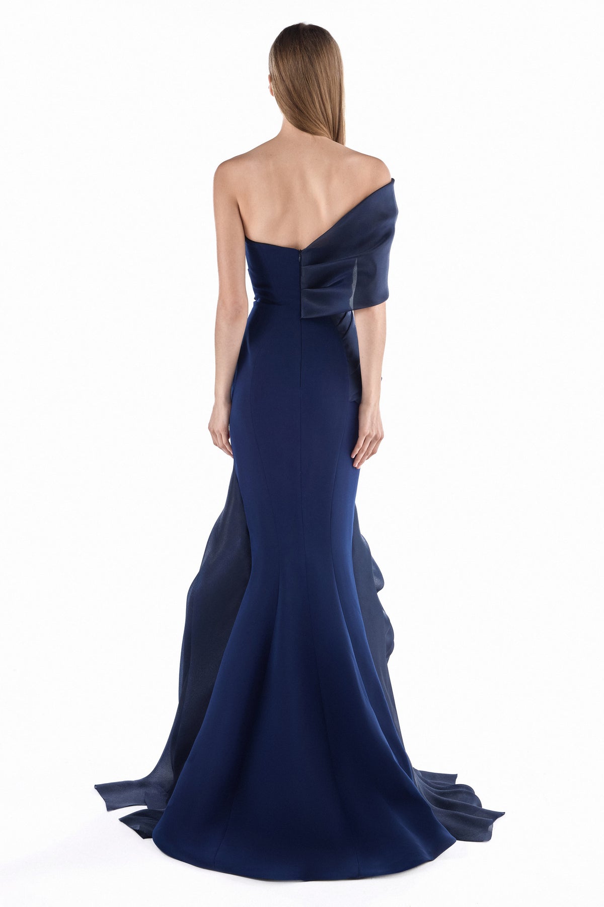 Navy Nocturne Mermaid Gown