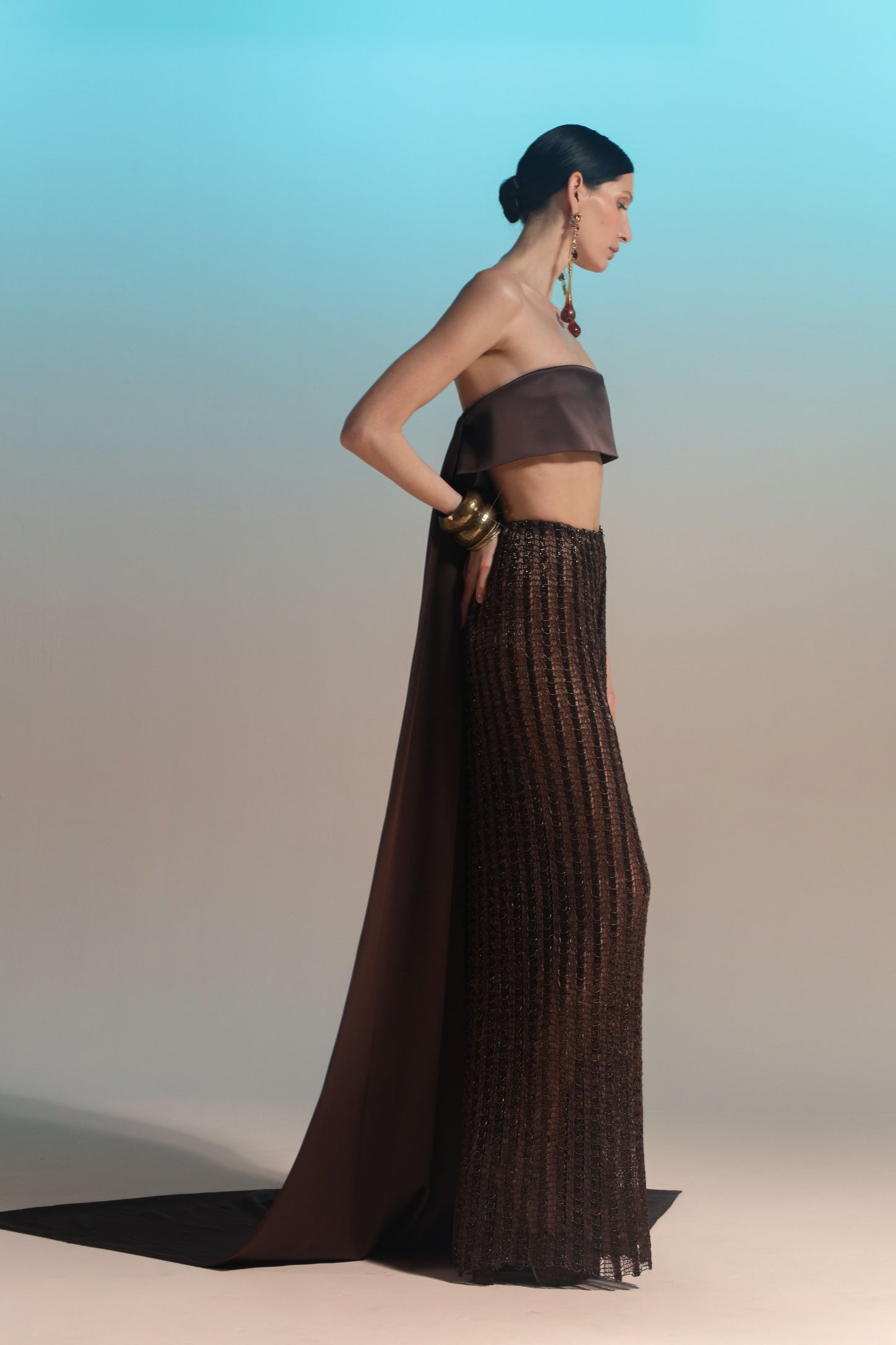 Strapless Bandeau & Pant Set