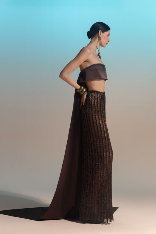 Strapless Bandeau & Pant Set