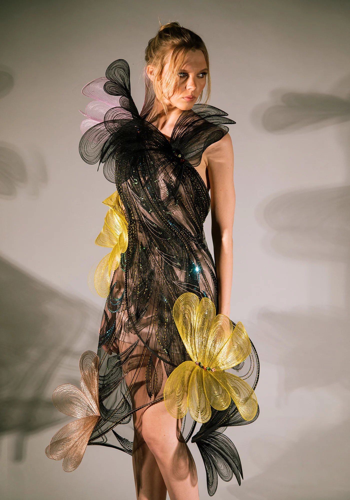 Illusion Midi Dress