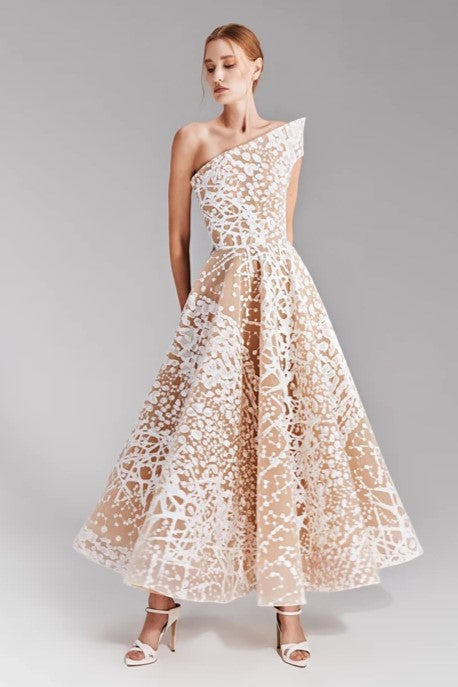 Threaded Midi Dress