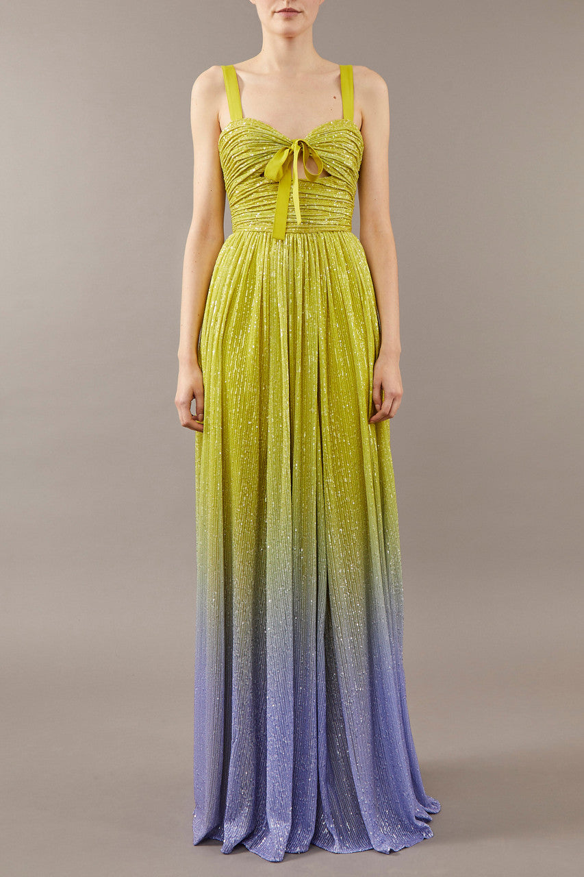 Ombre Sequined Gown