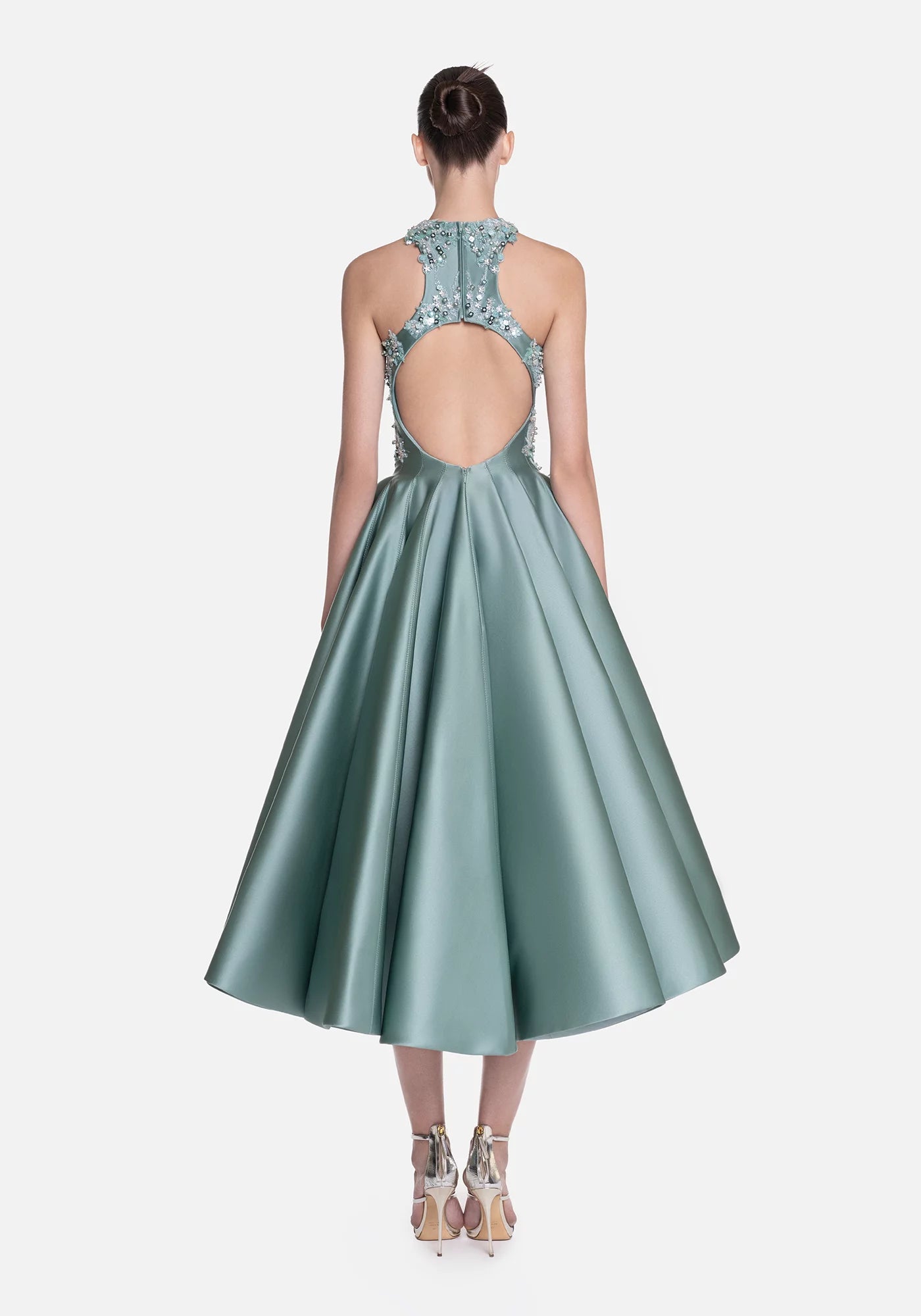 Sleeveless Halter Dress