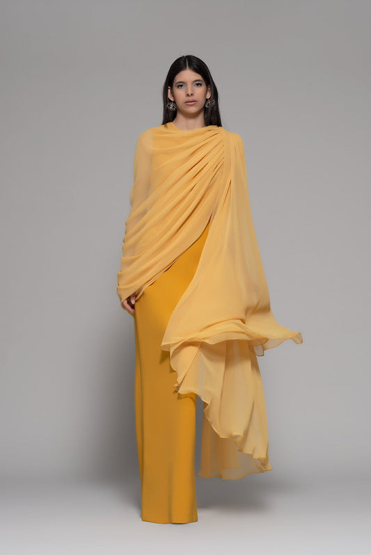 Fenis Wrapped Gown