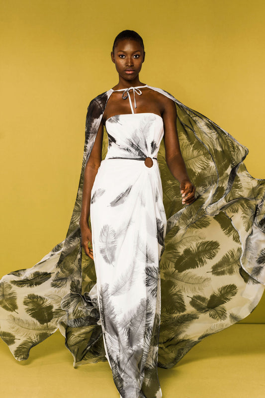 Caped Nepal Gown