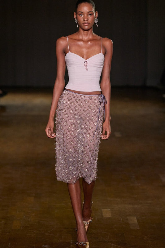 Sleeveless Top and Midi Skirt