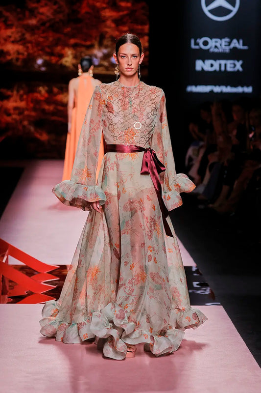 Long Sleeve Fuset Gown