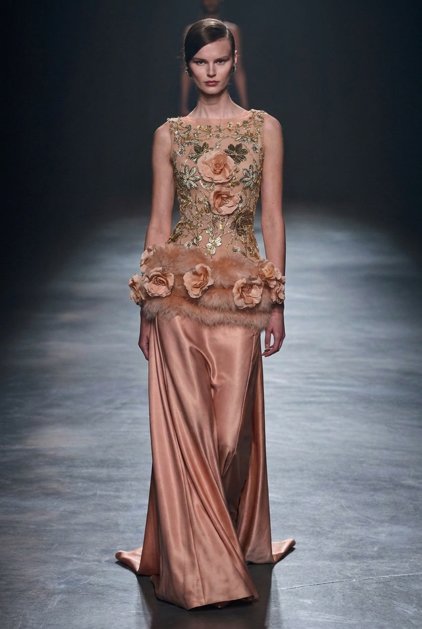 Sleeveless Evening Gown