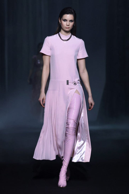 Crepe Dress - Orchid Accessory