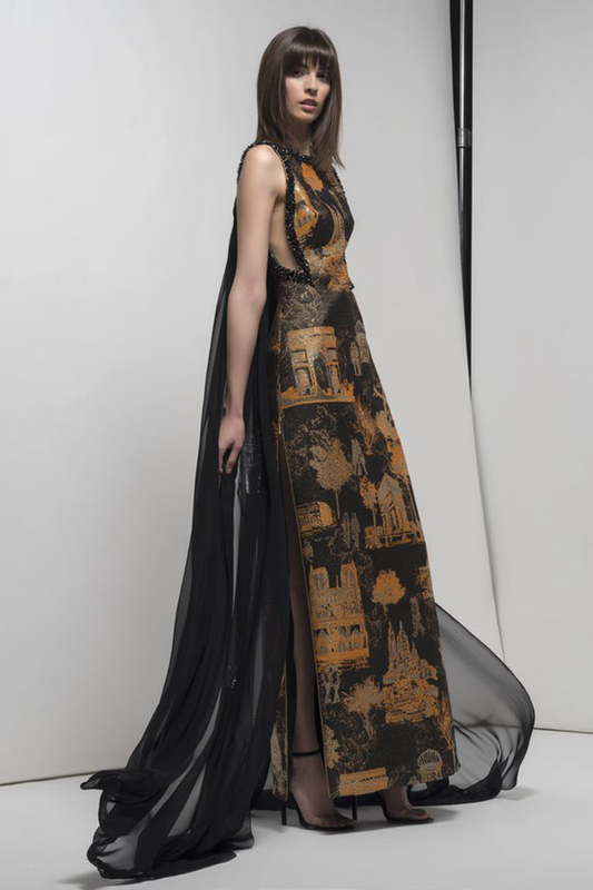 Sleeveless Indian Gown