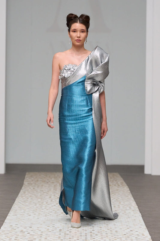 Purity Draped Gown