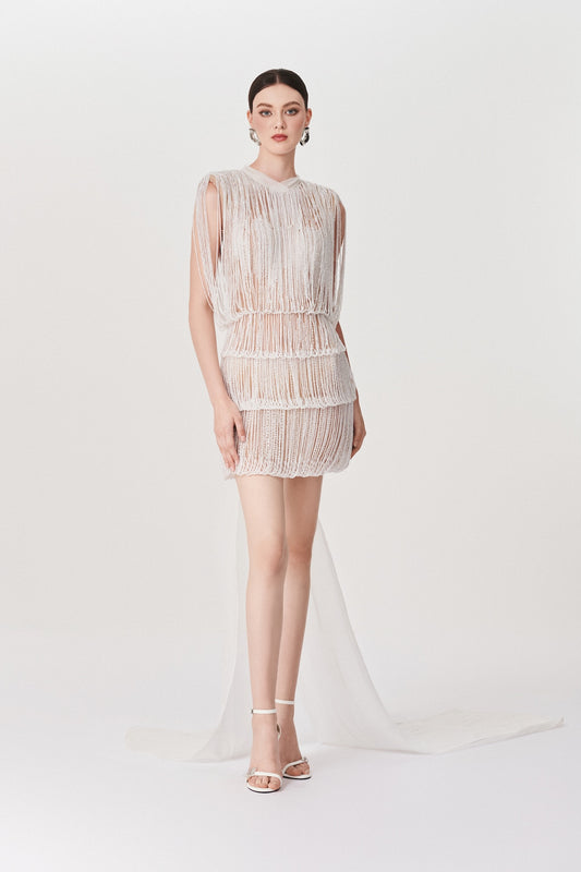 Ivory Grace Mini Dress