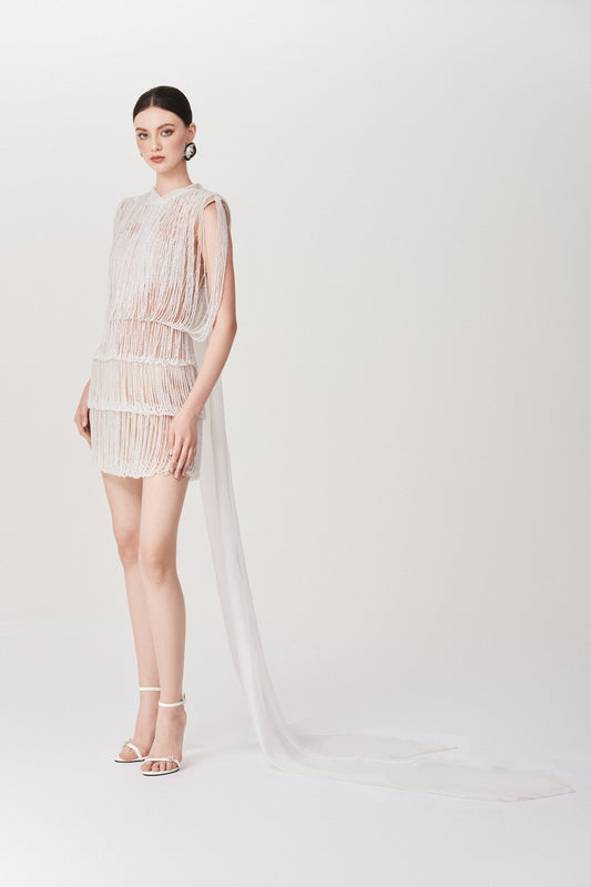Ivory Grace Mini Dress