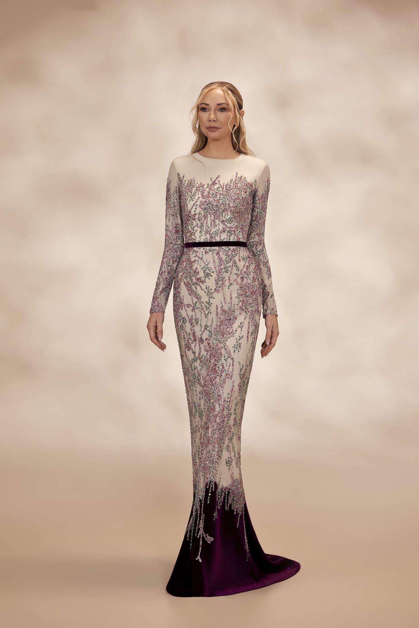 Multicolor Beaded Dress