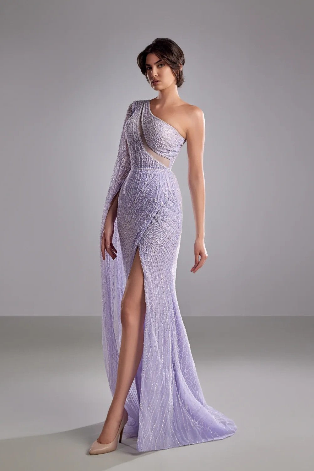 Lace Dress with Embroidery