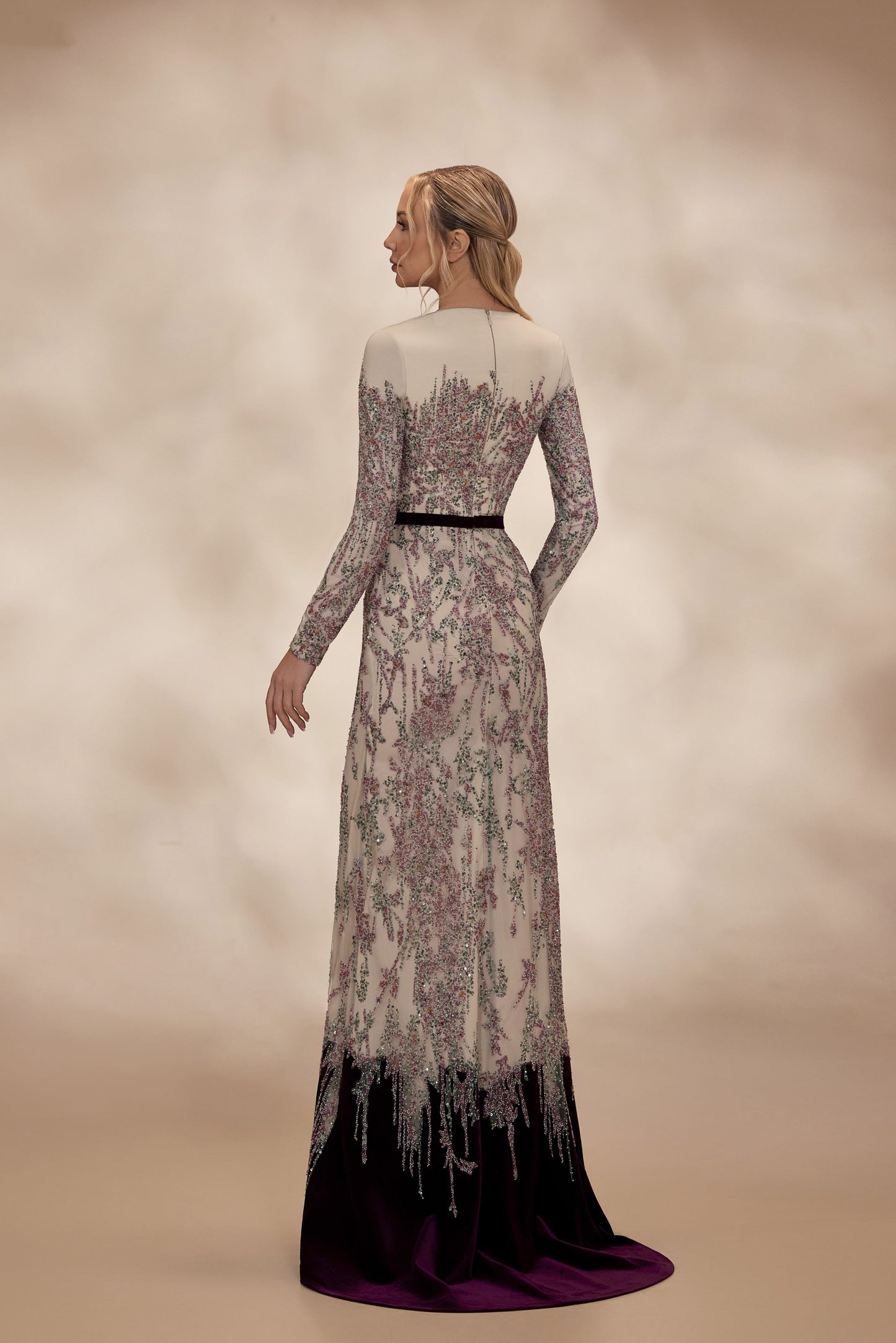 Multicolor Beaded Dress