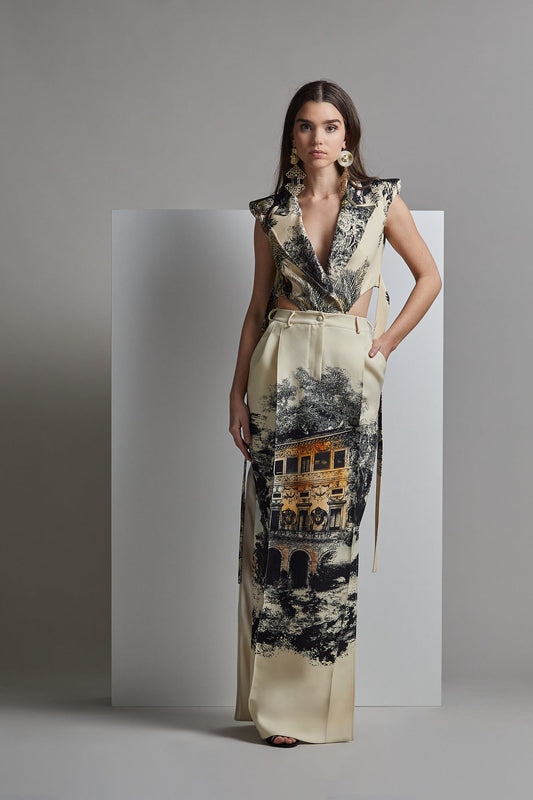 Printed DAICHI Top & Skirt