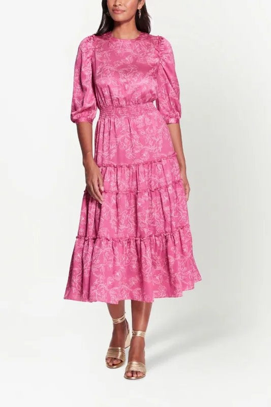 Tiered Midi Dress