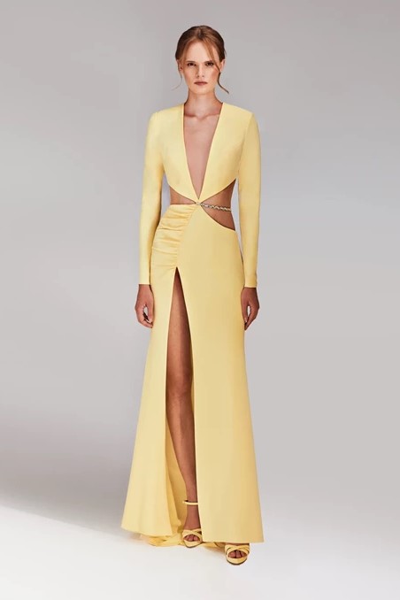 Sharp Cut-Out Dress