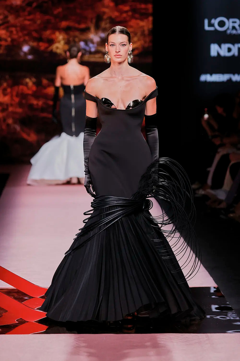 Off-Shoulder Imbachi Gown
