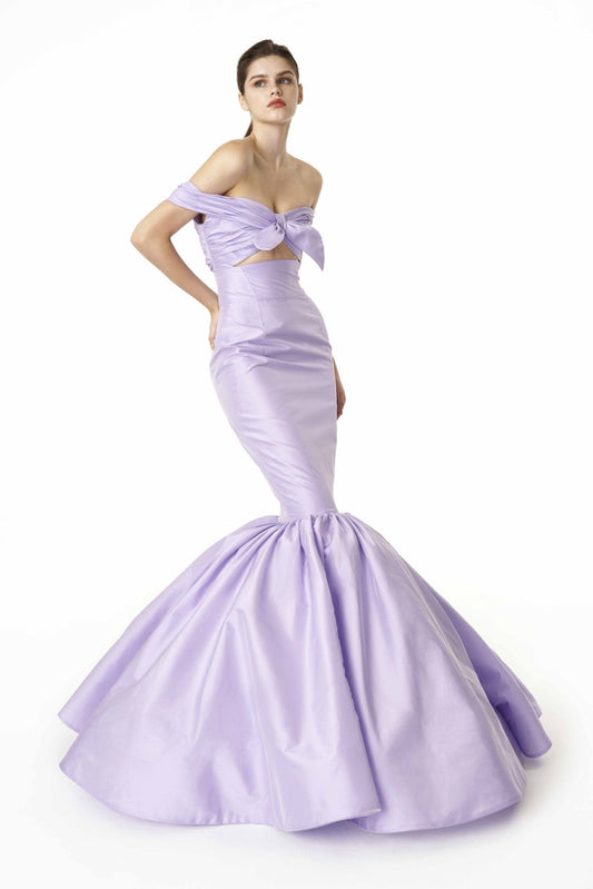 Taffeta Mermaid Gown