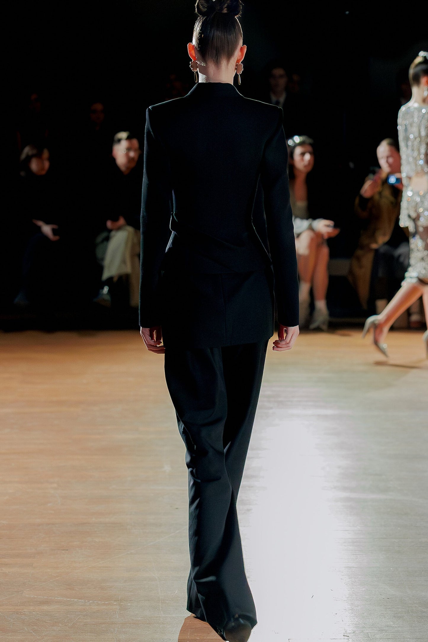 Long Sleeve Blazer and Wide Pants