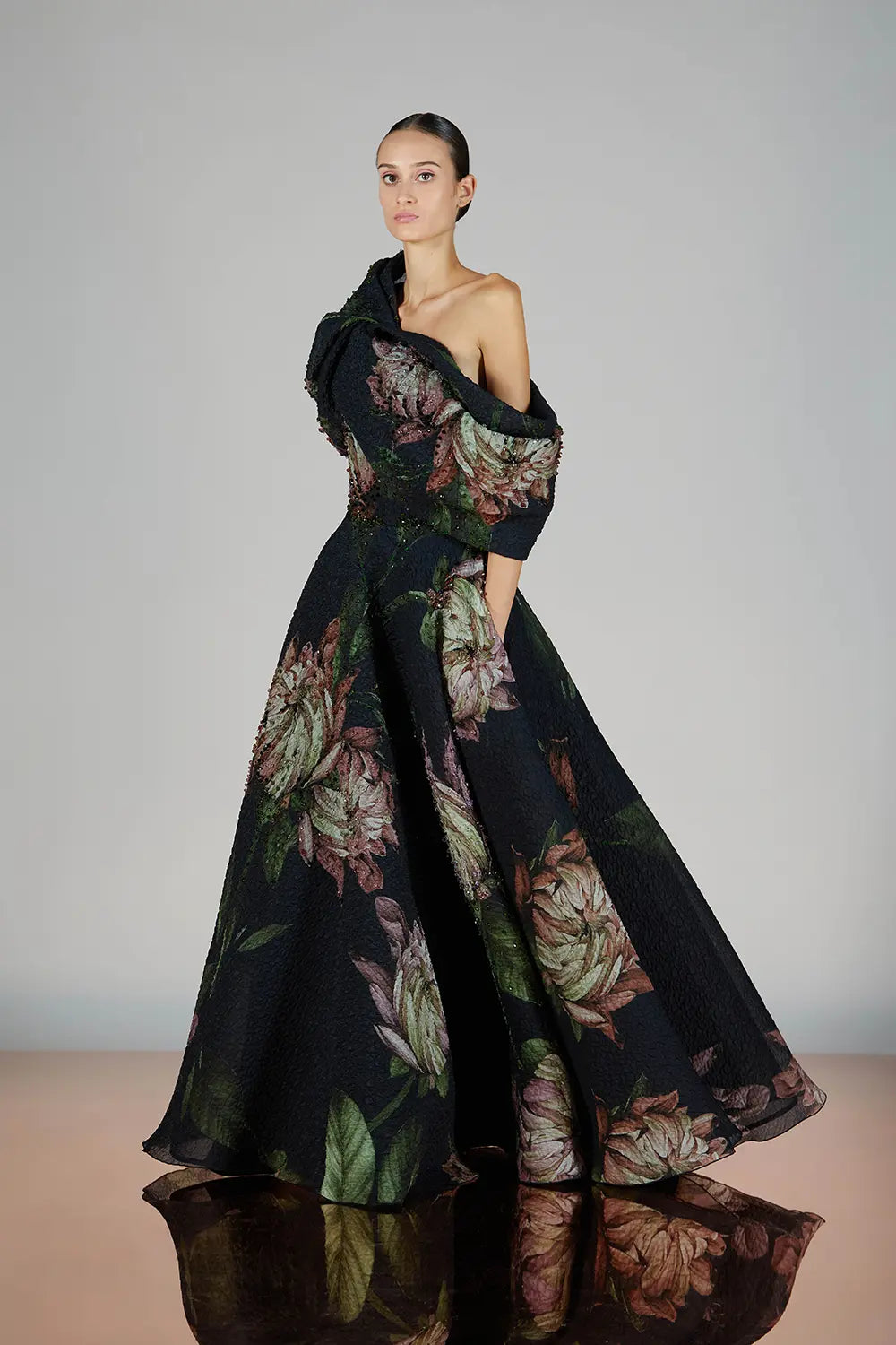 Off-Shoulder Kanoute Gown