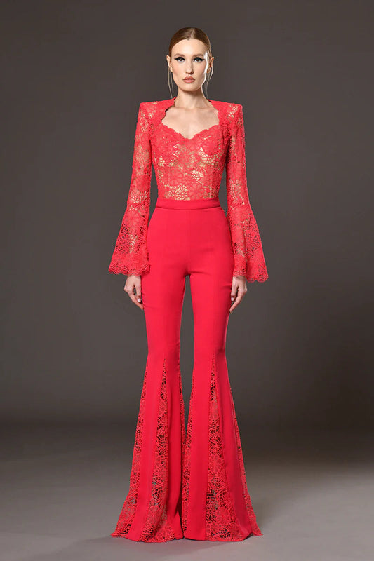 Guipure Lace Top and Pants