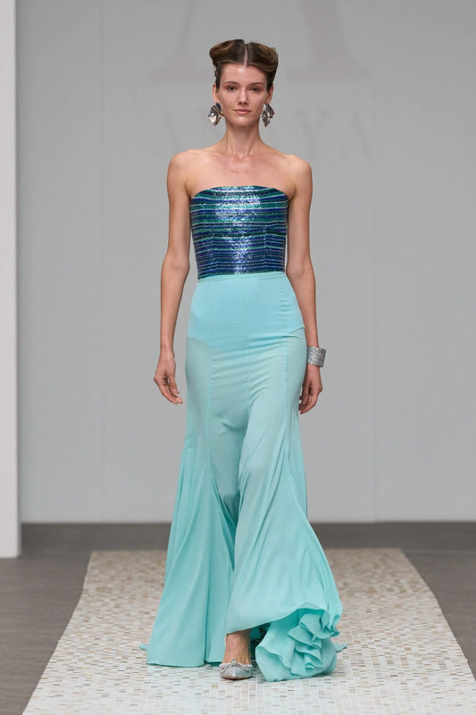 Gale Embroidered Gown