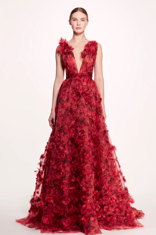 Textured Ball Gown