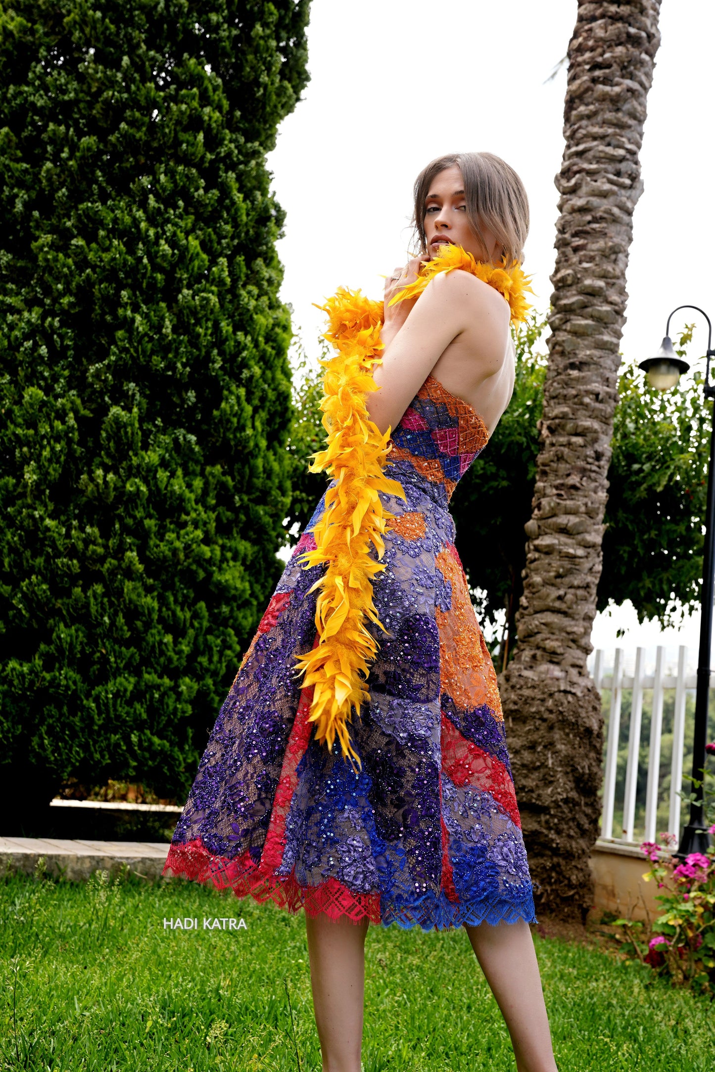 Patchwork Embroidered Lace Dress