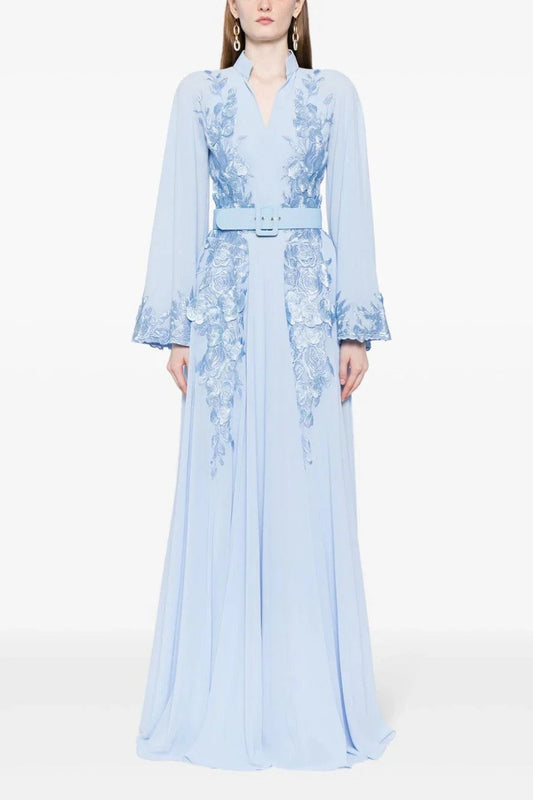 Crepe Georgette Embroidered Kaftan