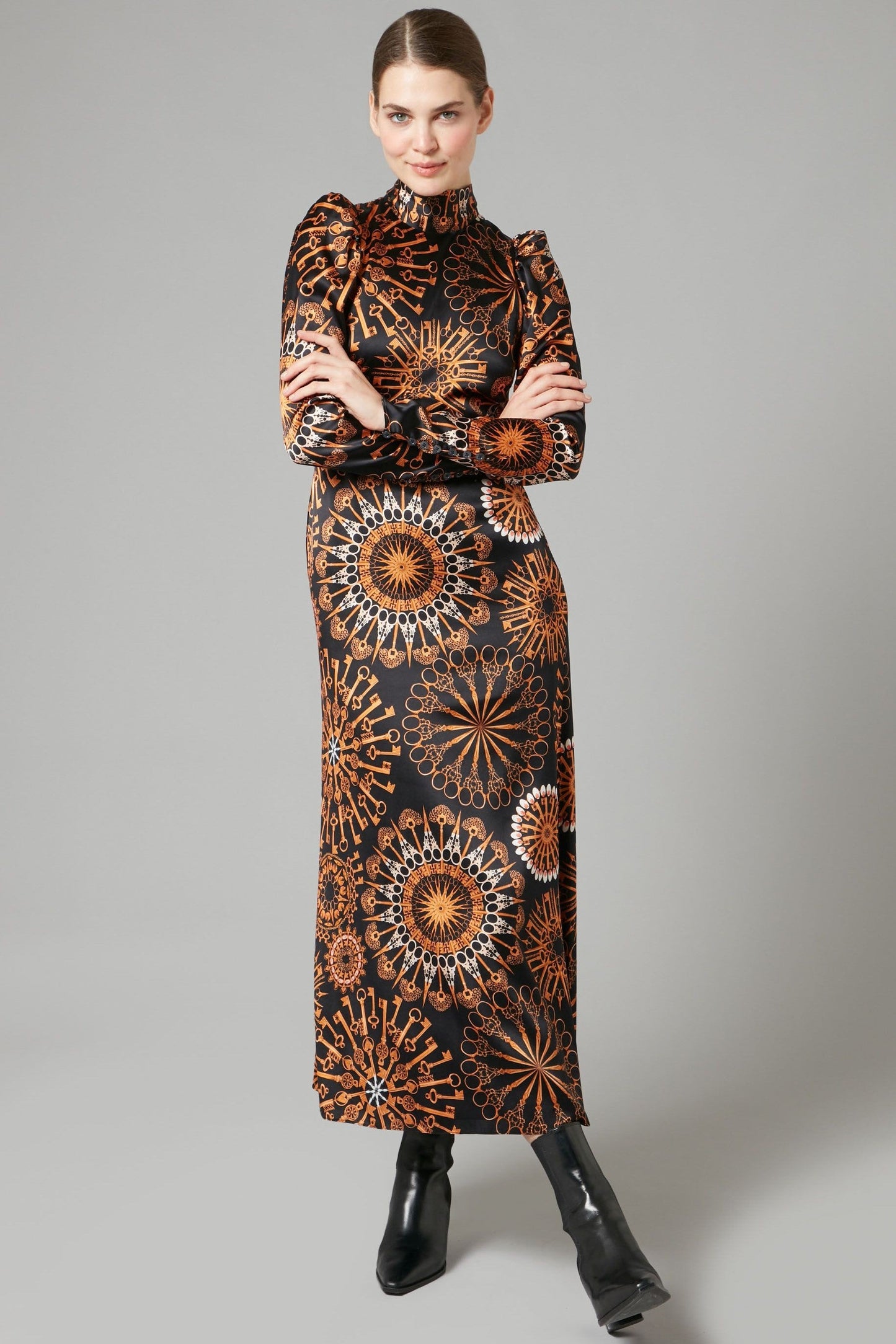 Roxanne Print Tie Dress