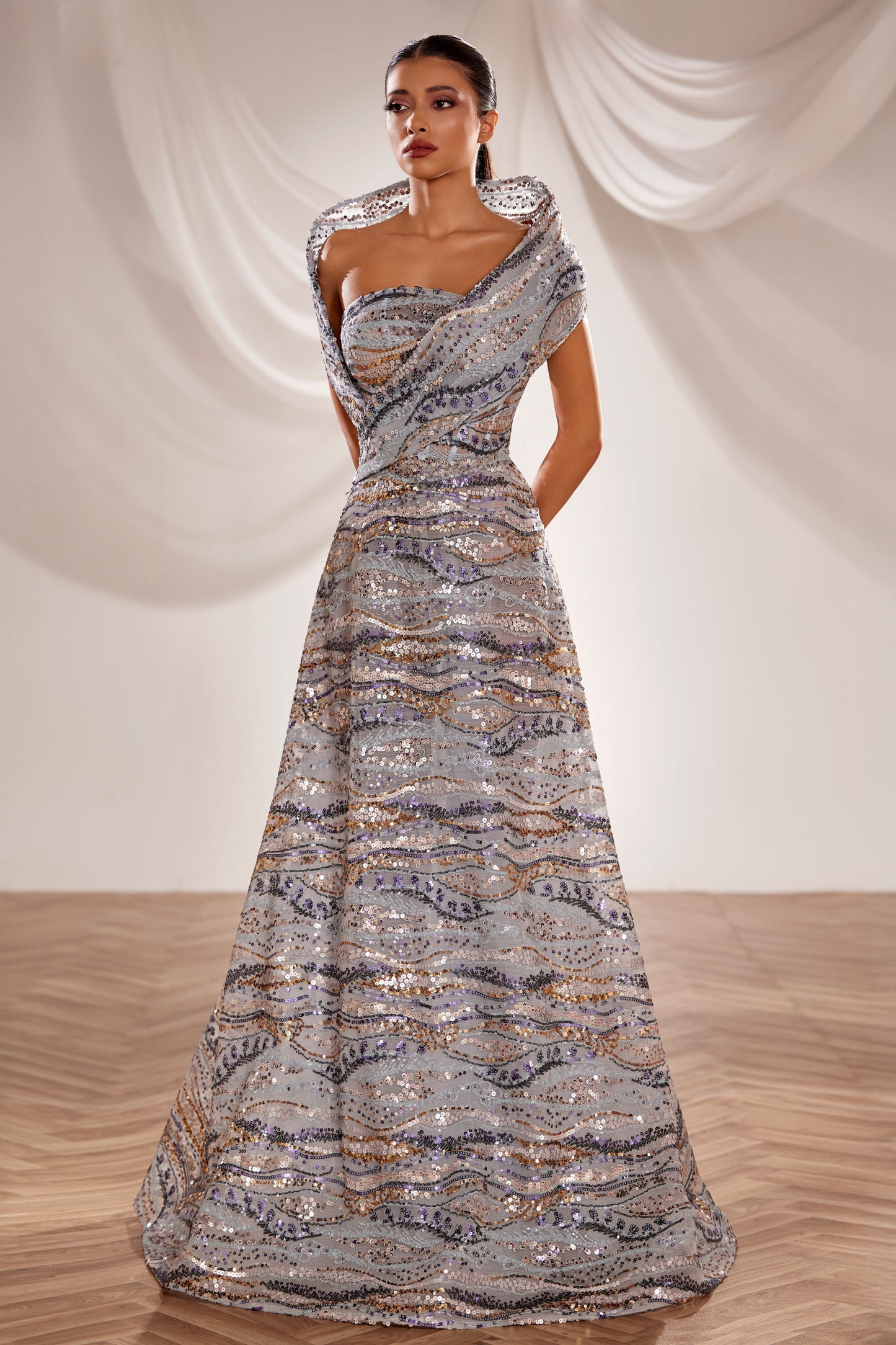 Off-Shoulder Gown