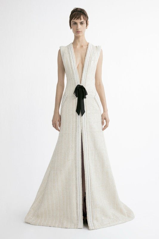Sleeveless Trumpet Gown