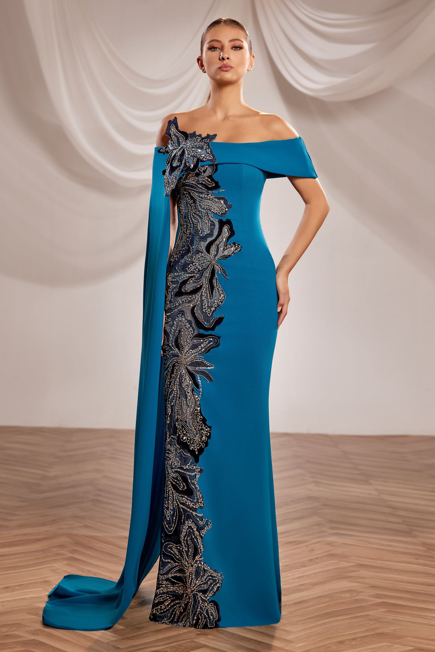 Off-Shoulder Gown