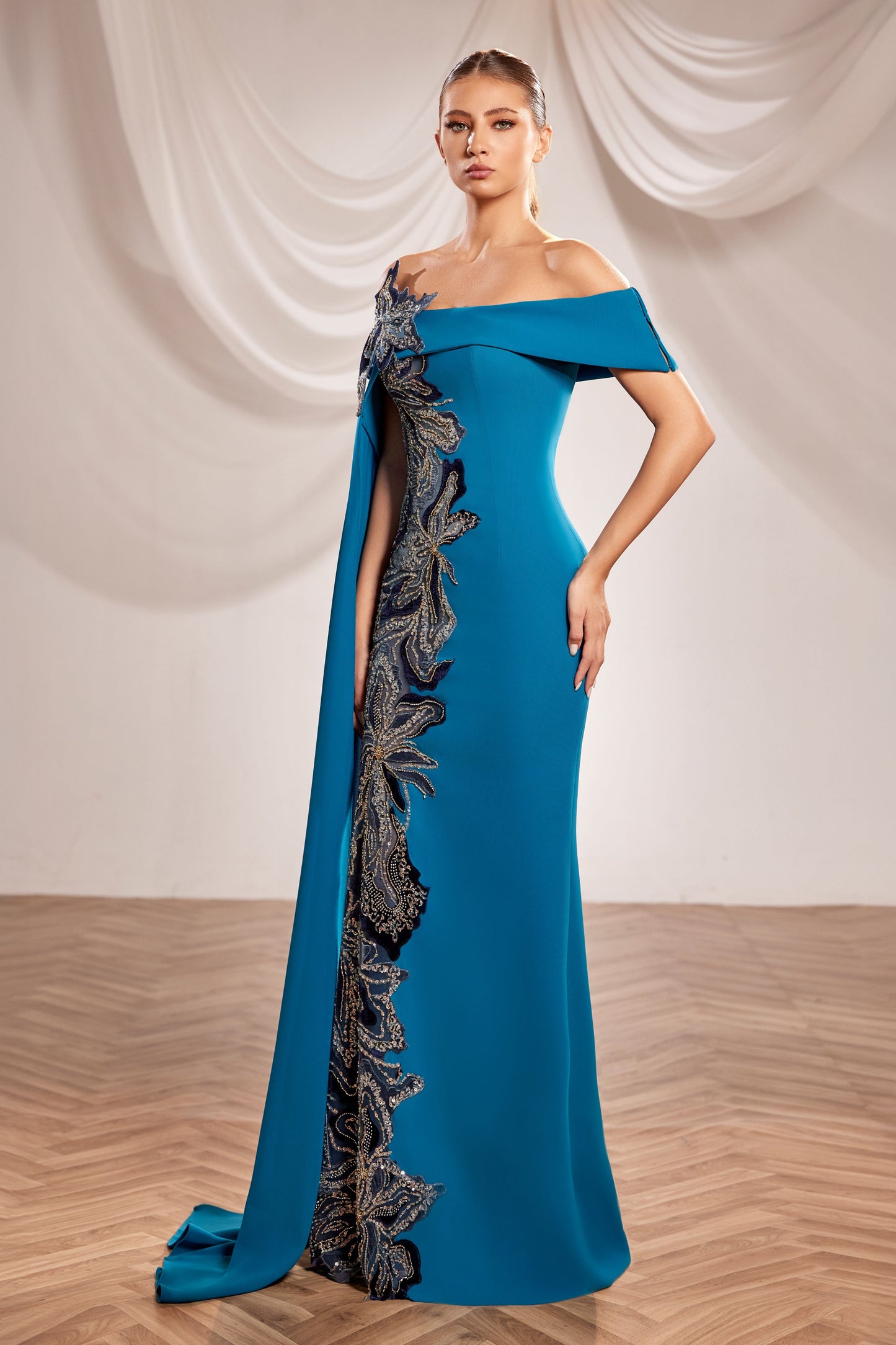 Off-Shoulder Gown