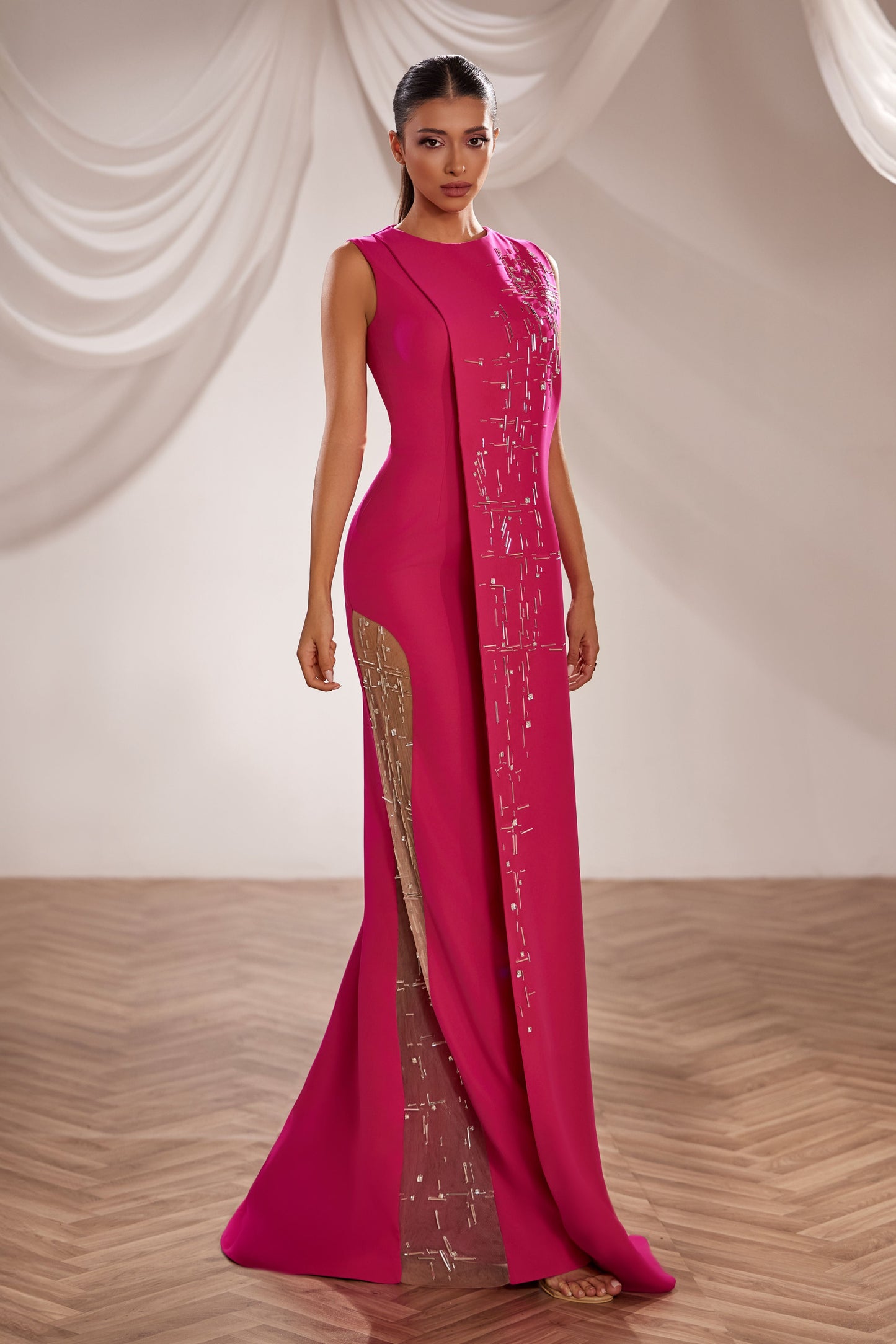 Front Cape Gown