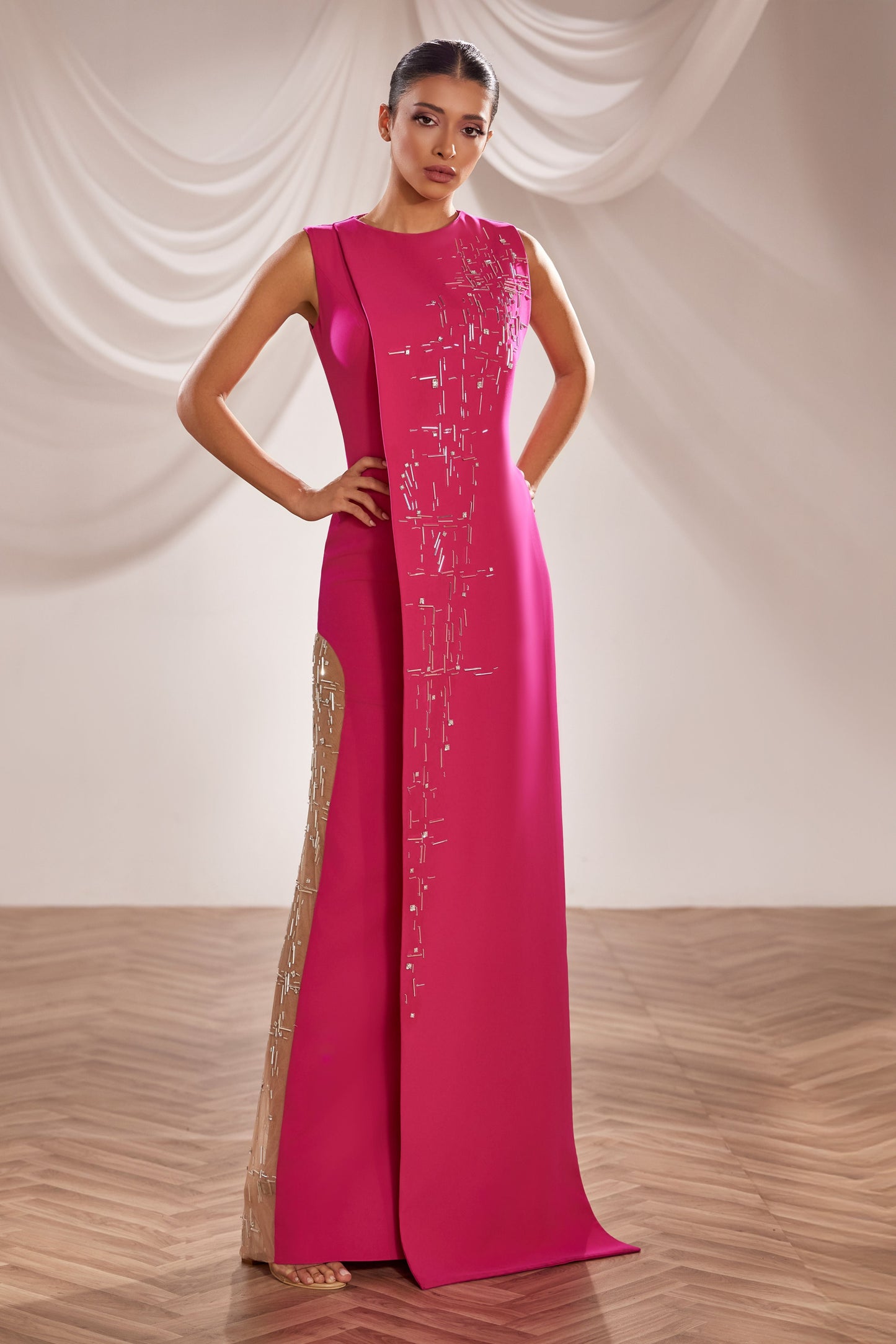 Front Cape Gown