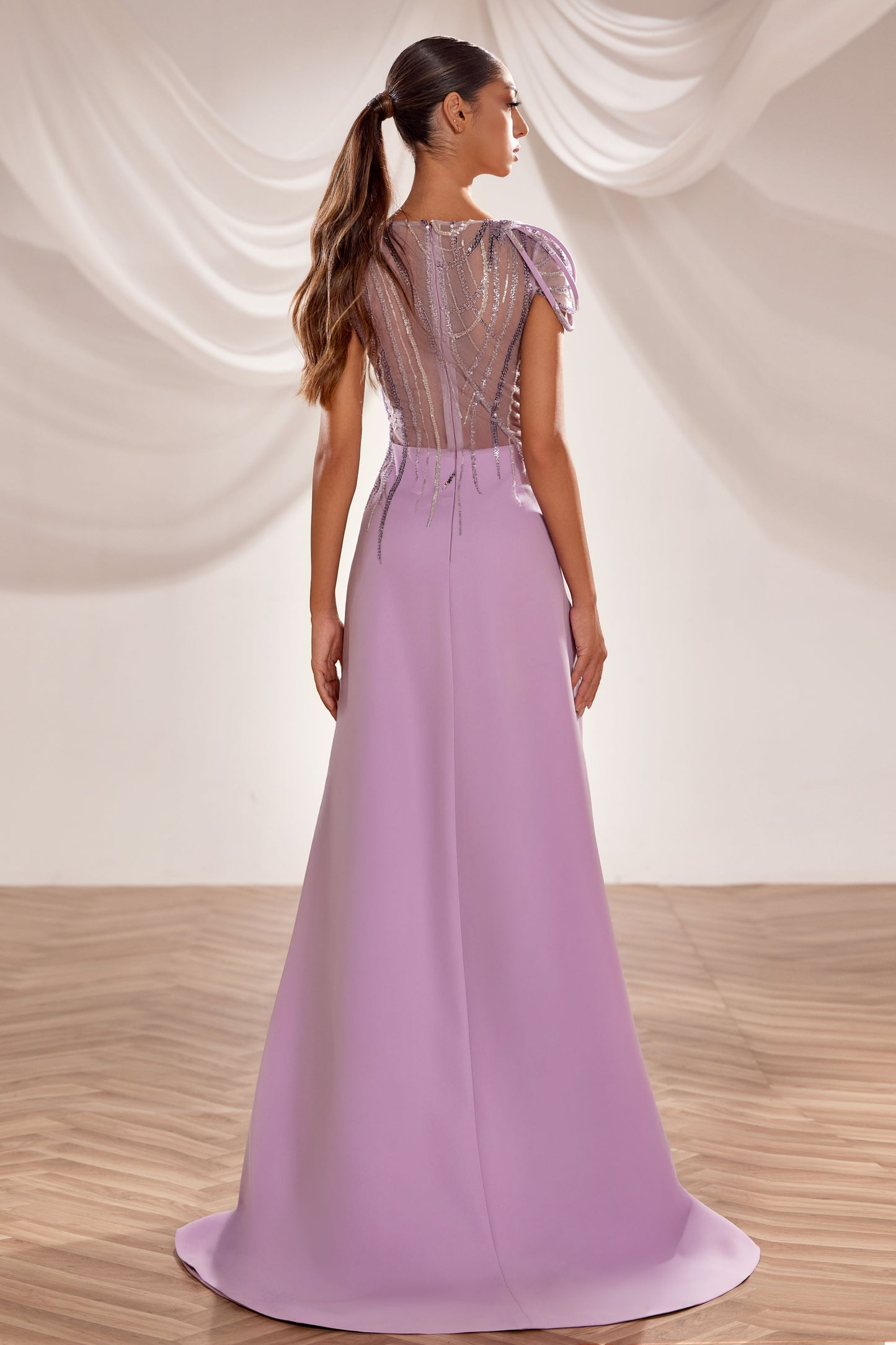 Cap Sleeve Gown