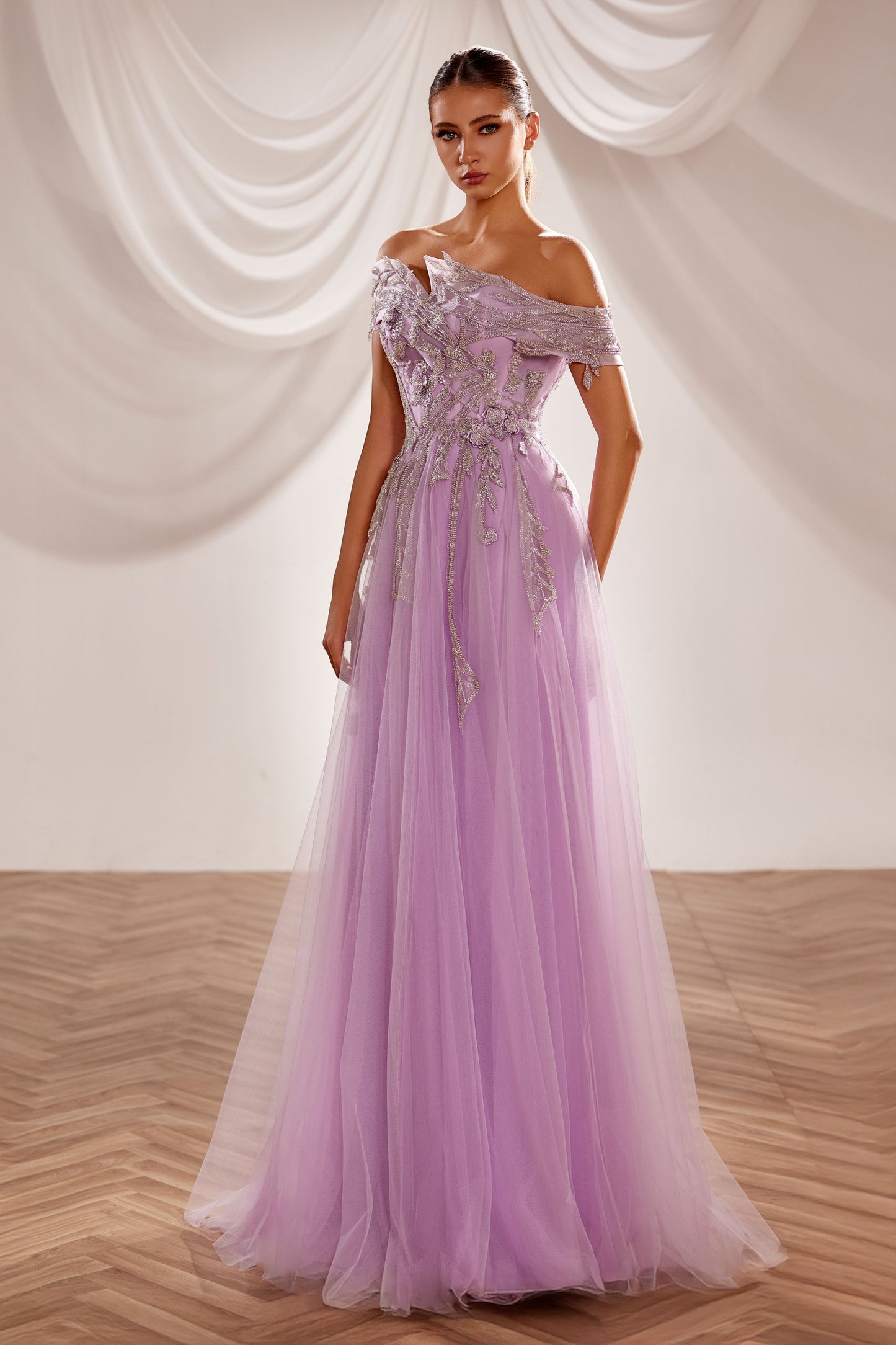 Off-Shoulder Gown