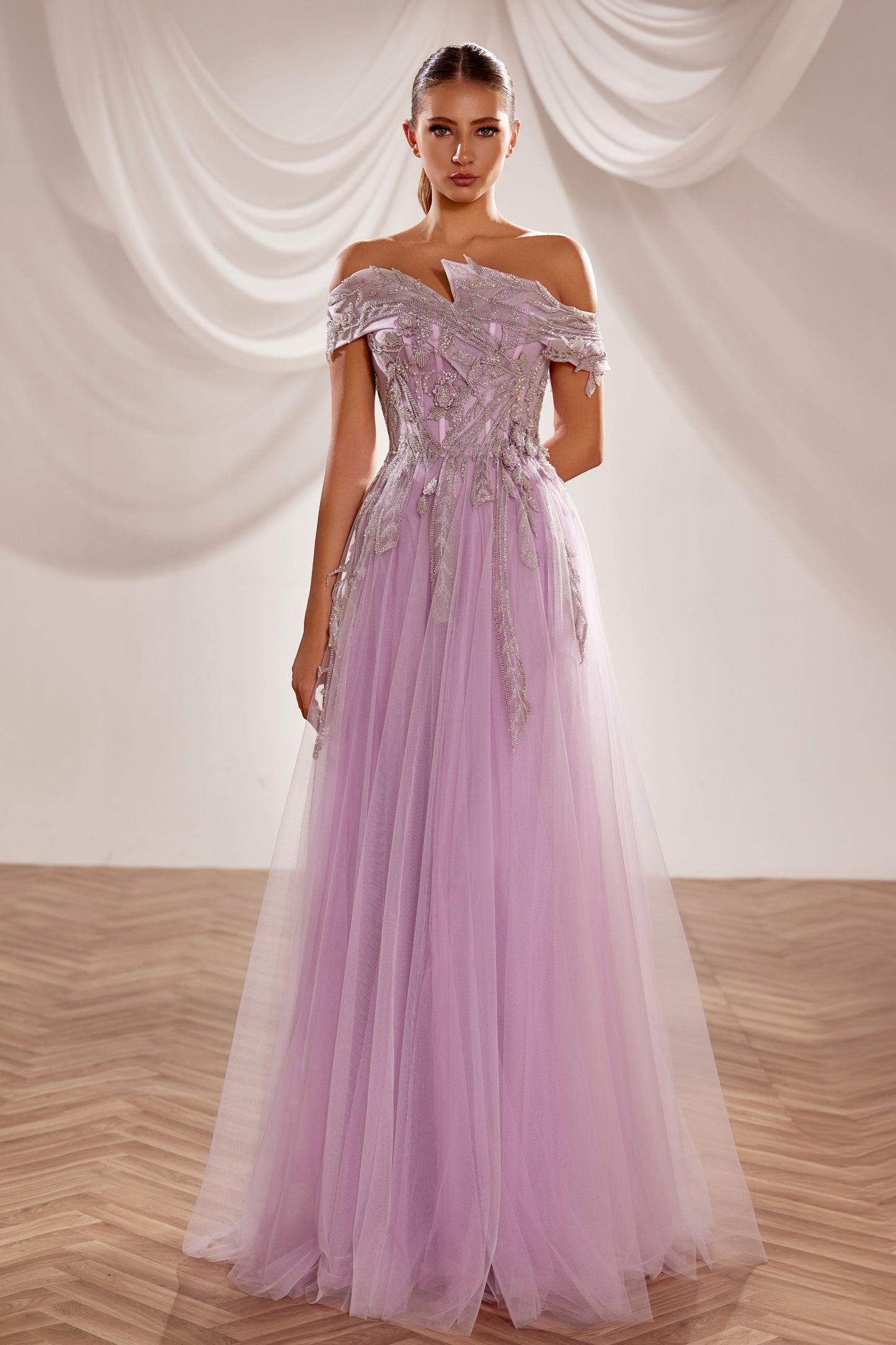 Off-Shoulder Gown