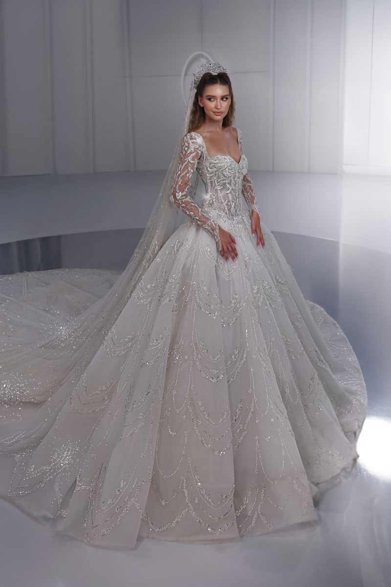 Beaded Bridal Gown